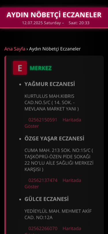 Mobile view