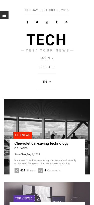 Mobile view