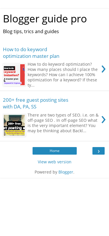 Mobile view