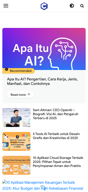 Mobile view
