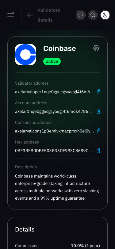 Mobile view