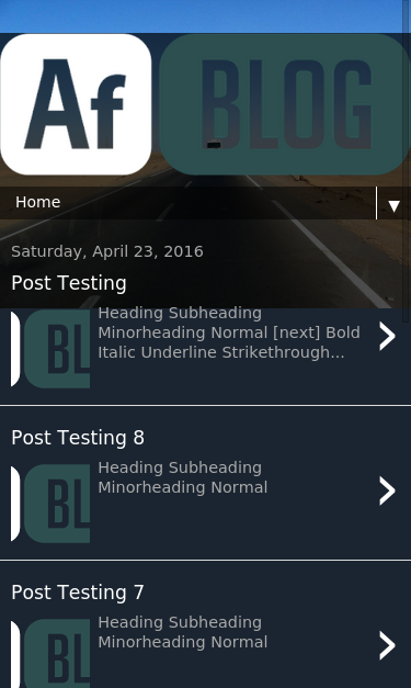 Mobile view