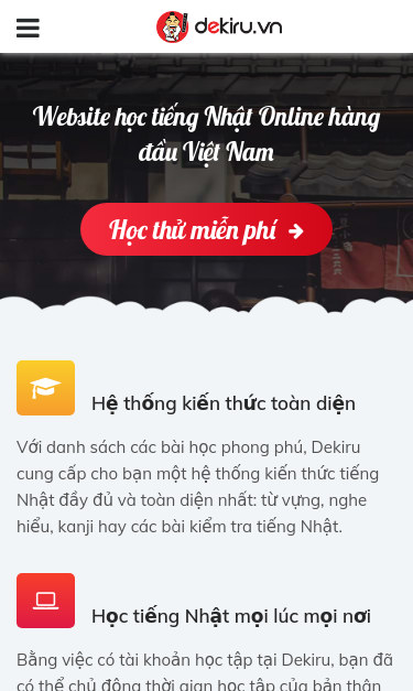 Mobile view