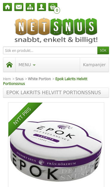 Mobile view