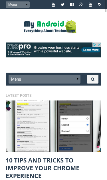 Mobile view