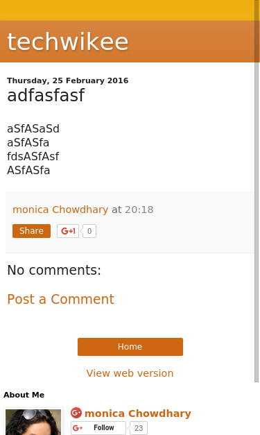 Mobile view