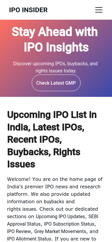 Mobile view