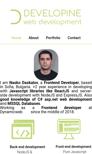 Mobile view