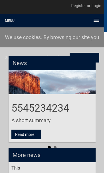 Mobile view