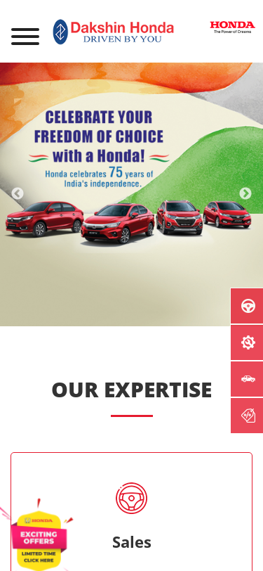 Mobile view