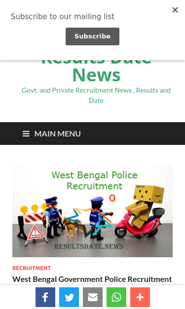 Mobile view