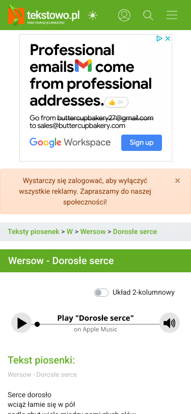 Mobile view