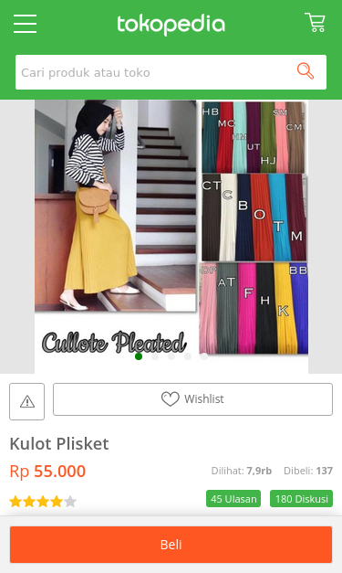 Mobile view