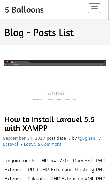 Mobile view