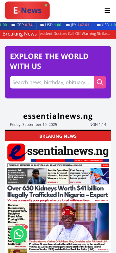 Mobile view