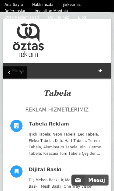 Mobile view