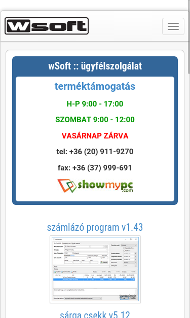 Mobile view
