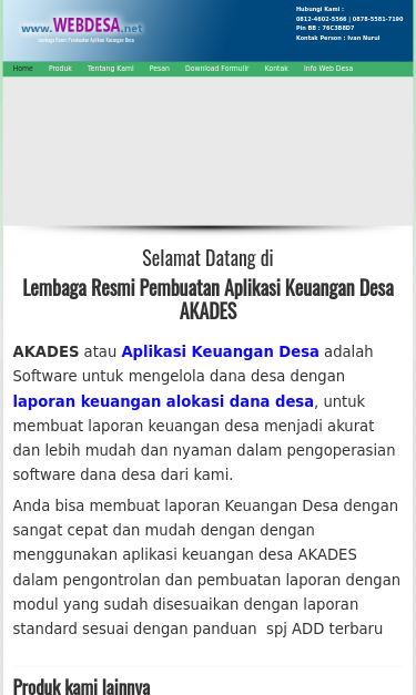 Mobile view