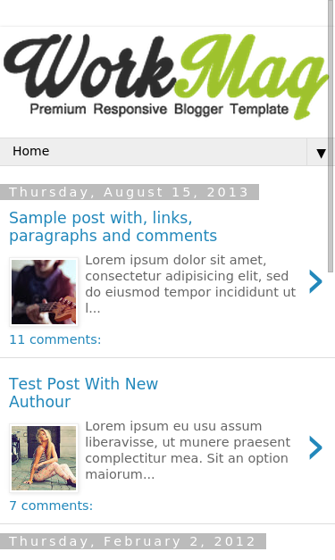 Mobile view