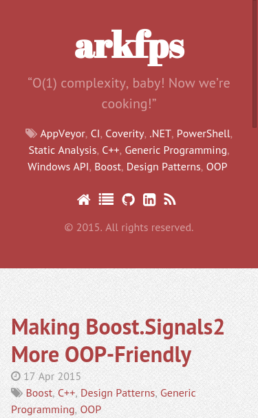 Mobile view