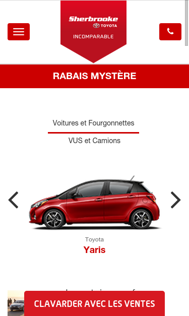 Mobile view