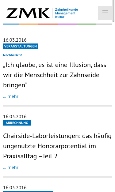 Mobile view