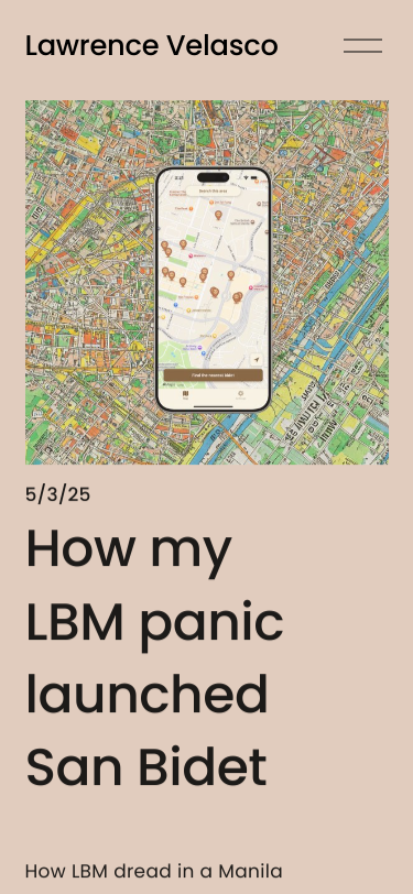 Mobile view