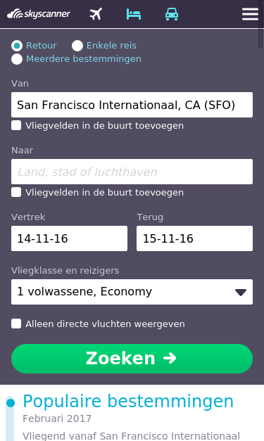 Mobile view