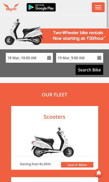 Mobile view