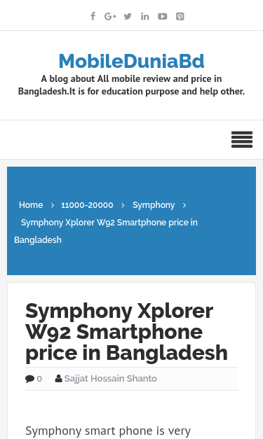 Mobile view