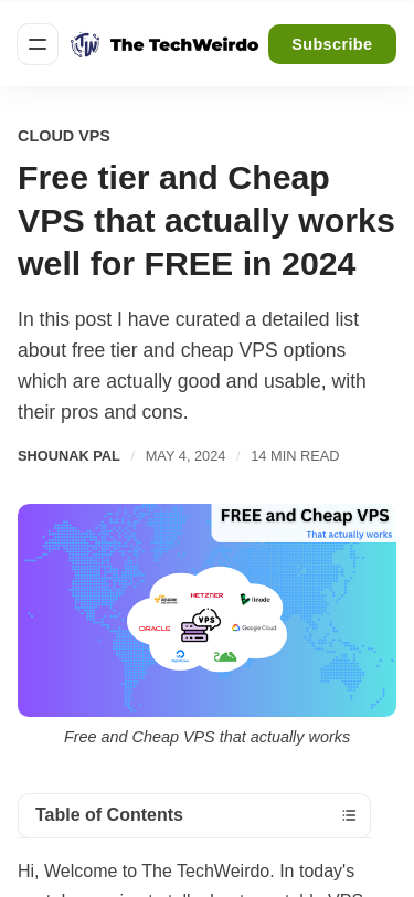 Mobile view