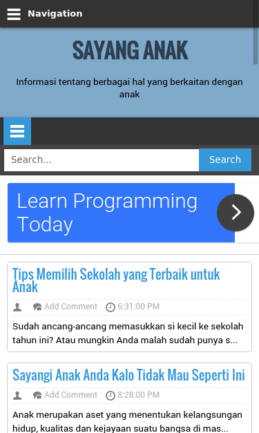 Mobile view