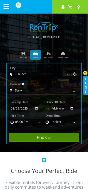 Mobile view
