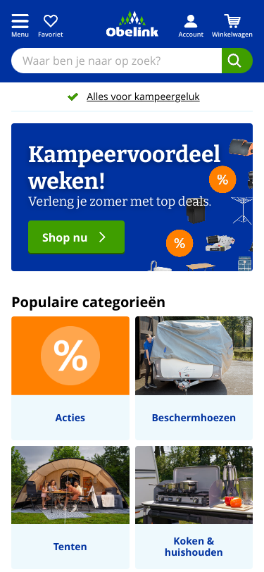 Mobile view