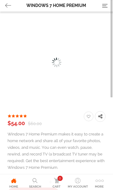 Mobile view