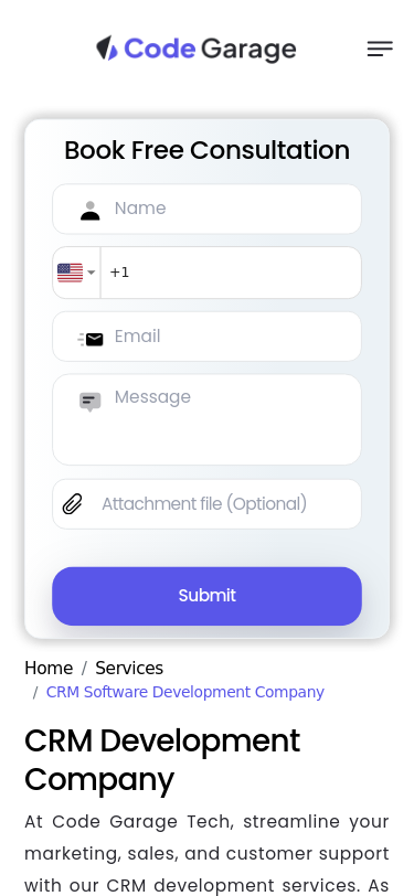 Mobile view