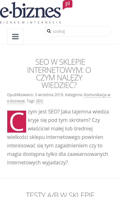 Mobile view