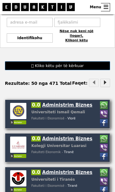 Mobile view