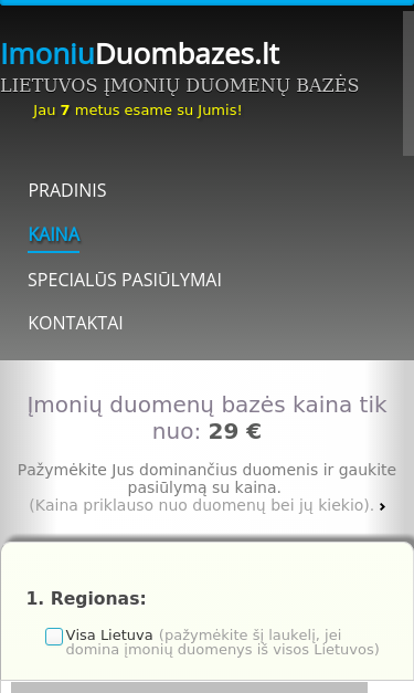 Mobile view