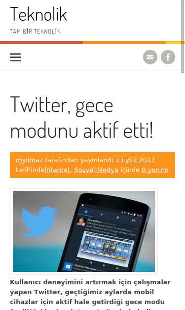 Mobile view