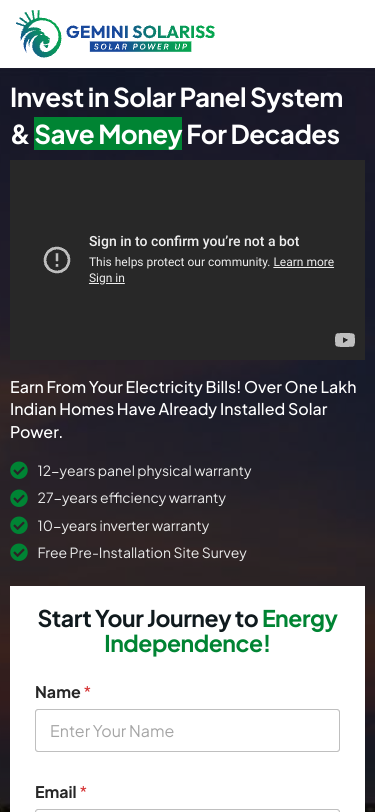 Mobile view