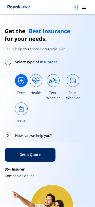 Mobile view