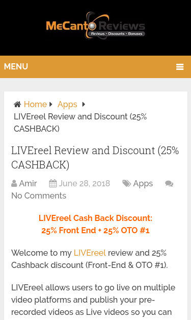 Mobile view