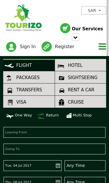 Mobile view