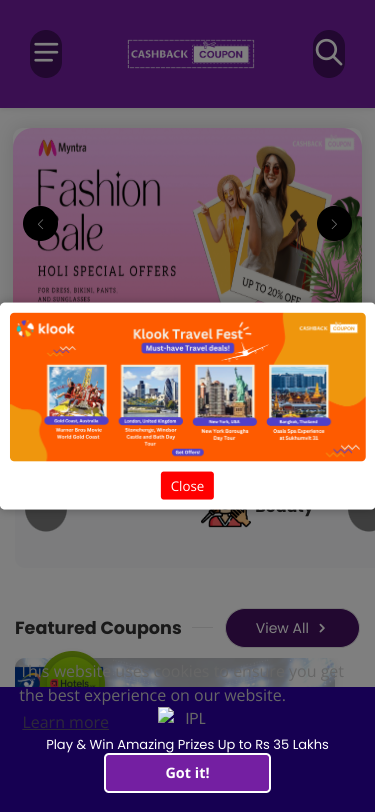 Mobile view