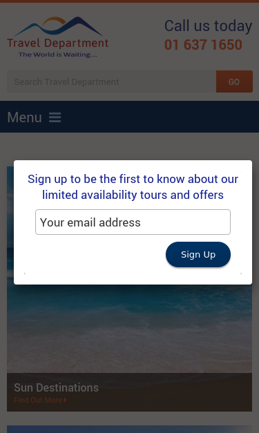 Mobile view