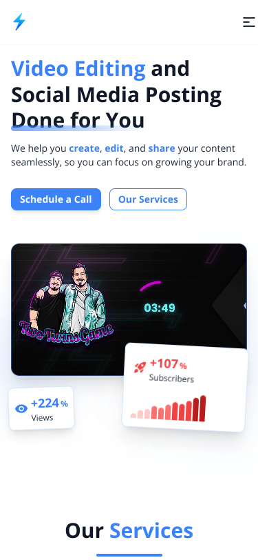 Mobile view