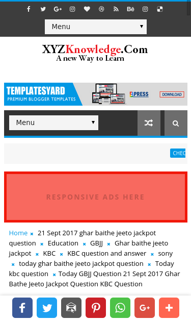 Mobile view