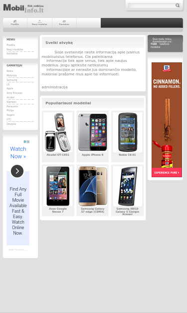 Mobile view