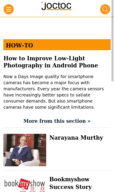 Mobile view